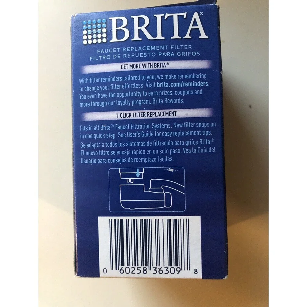 Brita‎ Filtration Systems Water Fits All Faucet Replacement Lasts 4 Months